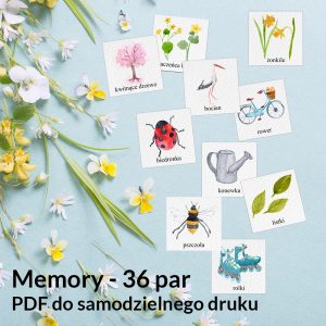 Gra memory WIOSNA – PDF do samodzielnego druku