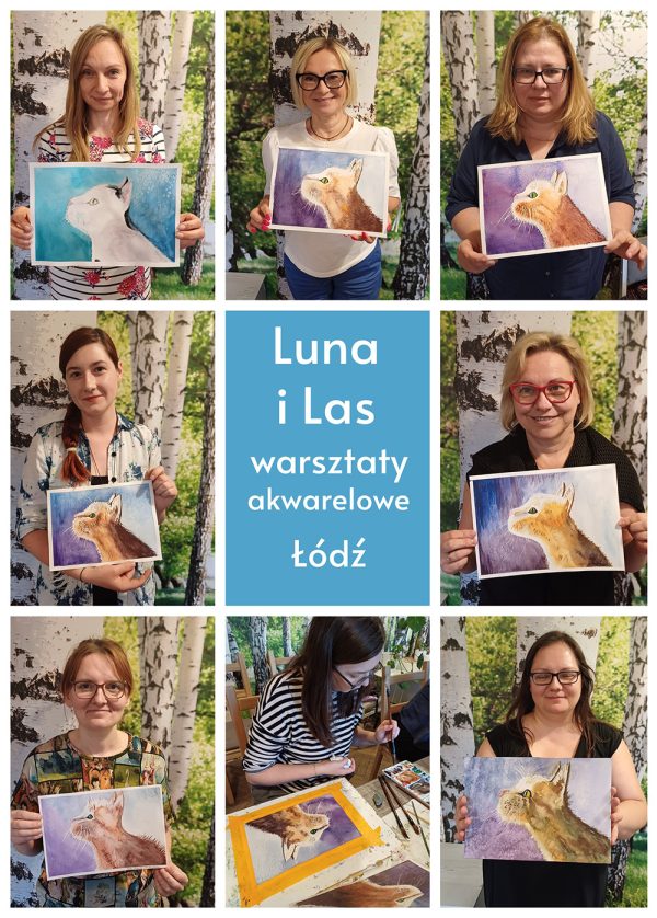 Warsztaty akwarelowe - GDAŃSK / KOWALE - 29 marca - Irysy i kot - obrazek 3