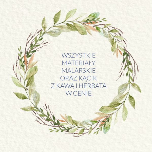 Warsztaty akwarelowe - Łódź - sobota 24.05 - Wianek na Dzień Mamy - obrazek 4