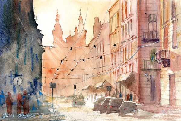 Warsztaty akwareli - Łódź - cykl 4 spotkań - MAJ - ABC ARCHITEKTURY - obrazek 2