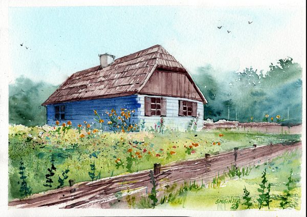 Warsztaty akwareli - Łódź - cykl 4 spotkań - MAJ - ABC ARCHITEKTURY - obrazek 5