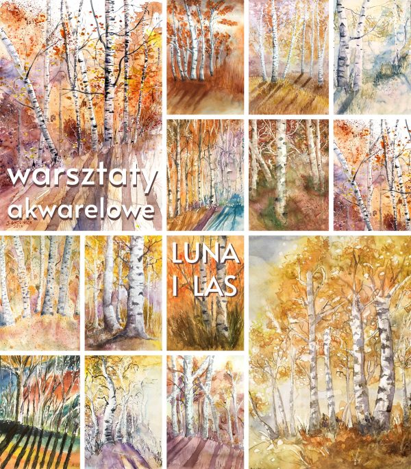 Warsztaty akwarelowe - GDAŃSK / KOWALE - 25 października (sobota) - Jesienny las i drzwi - obrazek 7