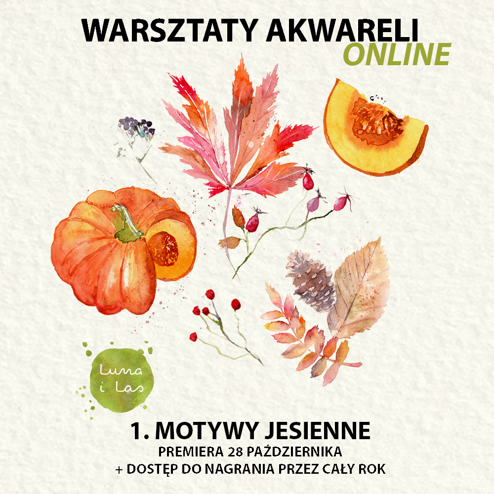 Warsztaty akwareli ONLINE - przedsprzedaż urodzinowa - obrazek 2